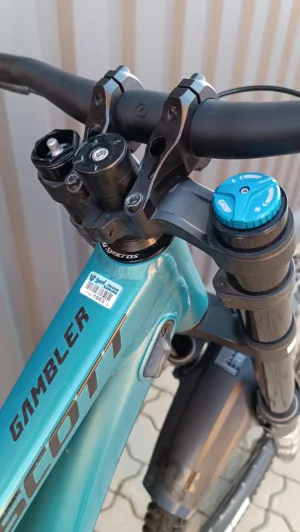 Bicicleta Second Hand Scott Gambler DH albastru M - imagine 3