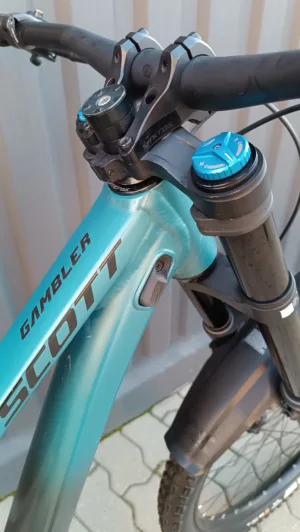 Bicicleta Second Hand Scott Gambler DH albastru S - imagine 3