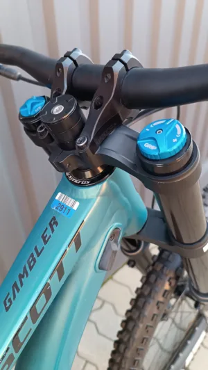 Bicicleta Second Hand Scott Gambler DH albastru S - imagine 4