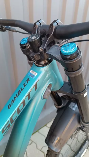 Bicicleta Second Hand Scott Gambler DH albastru S - imagine 3