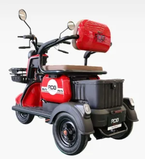 Triciclu electric RDB MINI, rosu, 2000W, fara permis - imagine 3