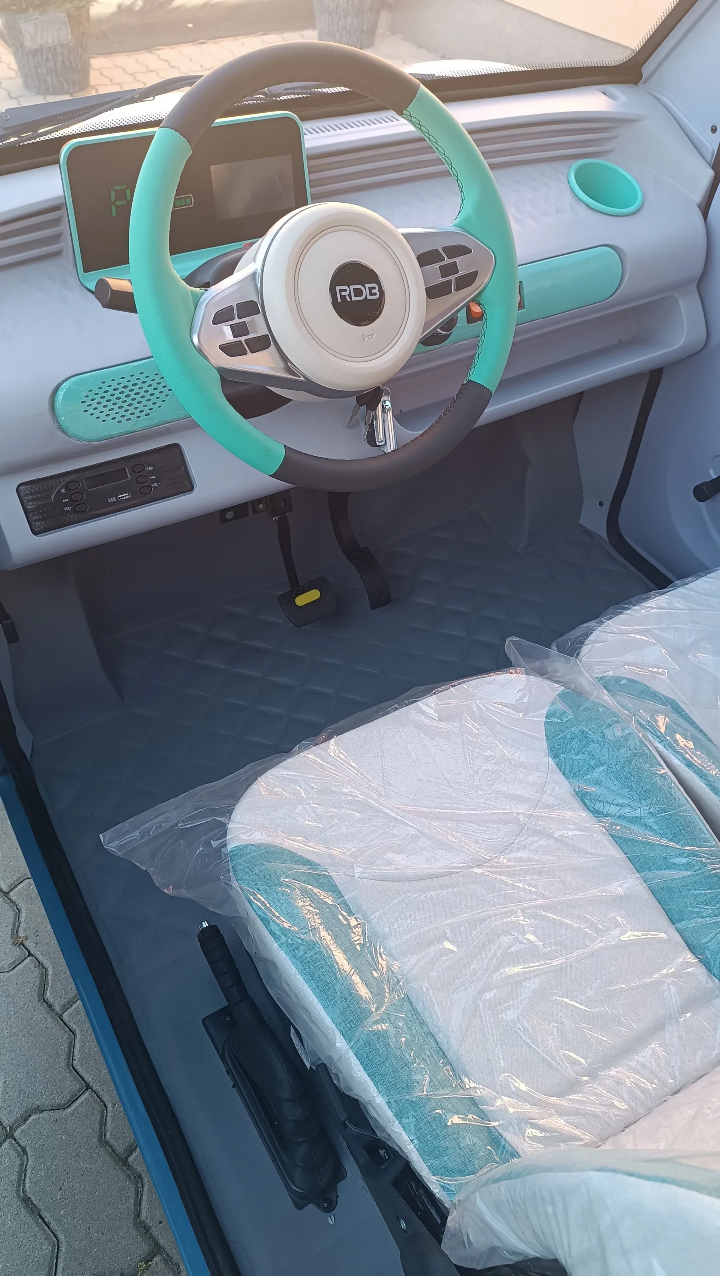 Masina electrica RDB PULS albastru 2000W fara permis - imagine 11