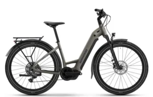 Bicicleta electrica e-bike Winora Yucatan X9 Low silver dollar matt i600Wh 27.5 9-G Cues M