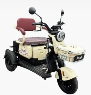 Triciclu electric RDB MINI, crem, 2000W, fara permis