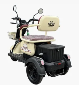 Triciclu electric RDB MINI, crem, 2000W, fara permis - imagine 2