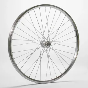 Roata fata completa 24 MTB cu janta dubla si butuc aluminiu