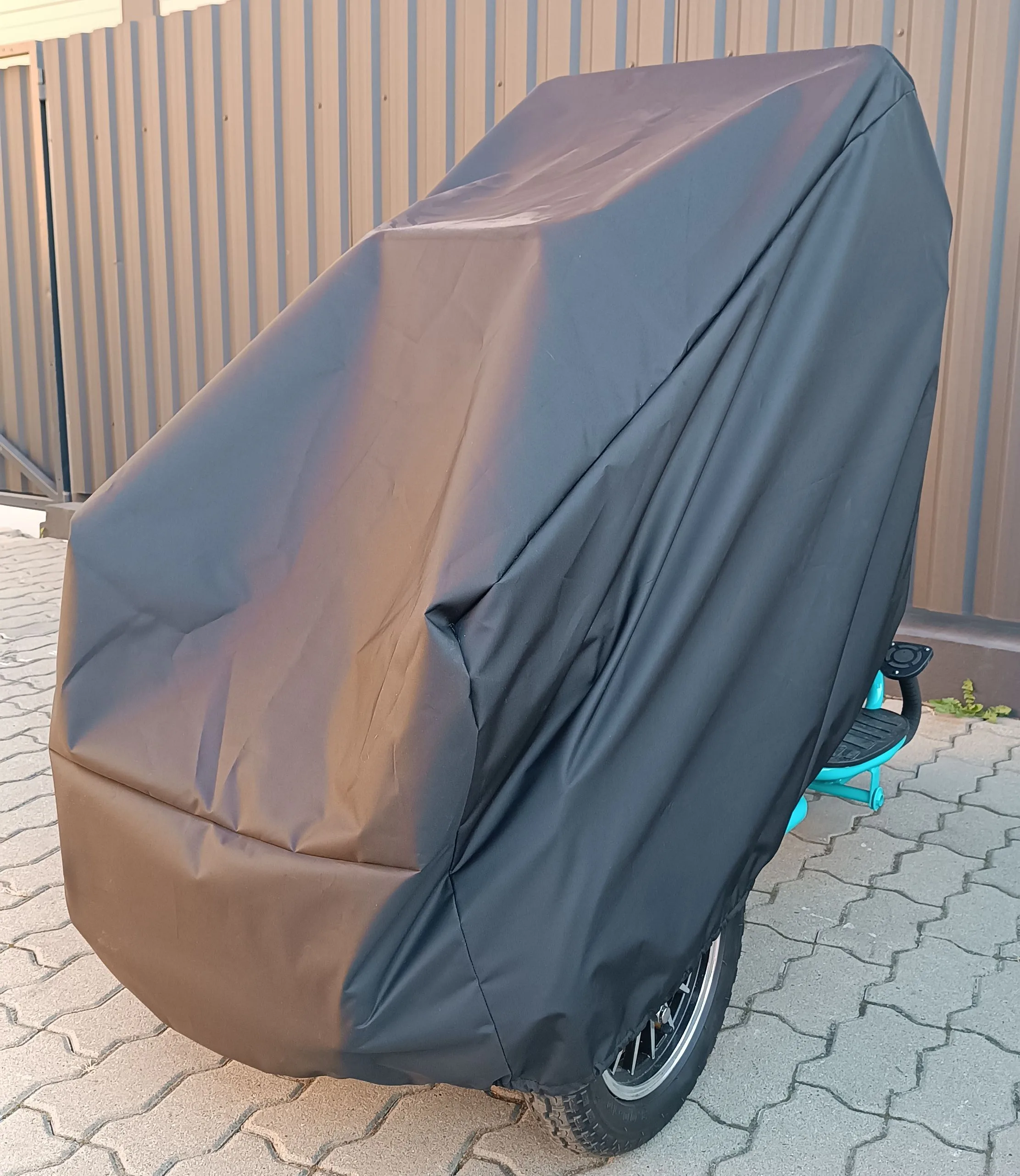 Husa pentru tricicleta electrica RDB MINI 165x85x90cm negru - imagine 2