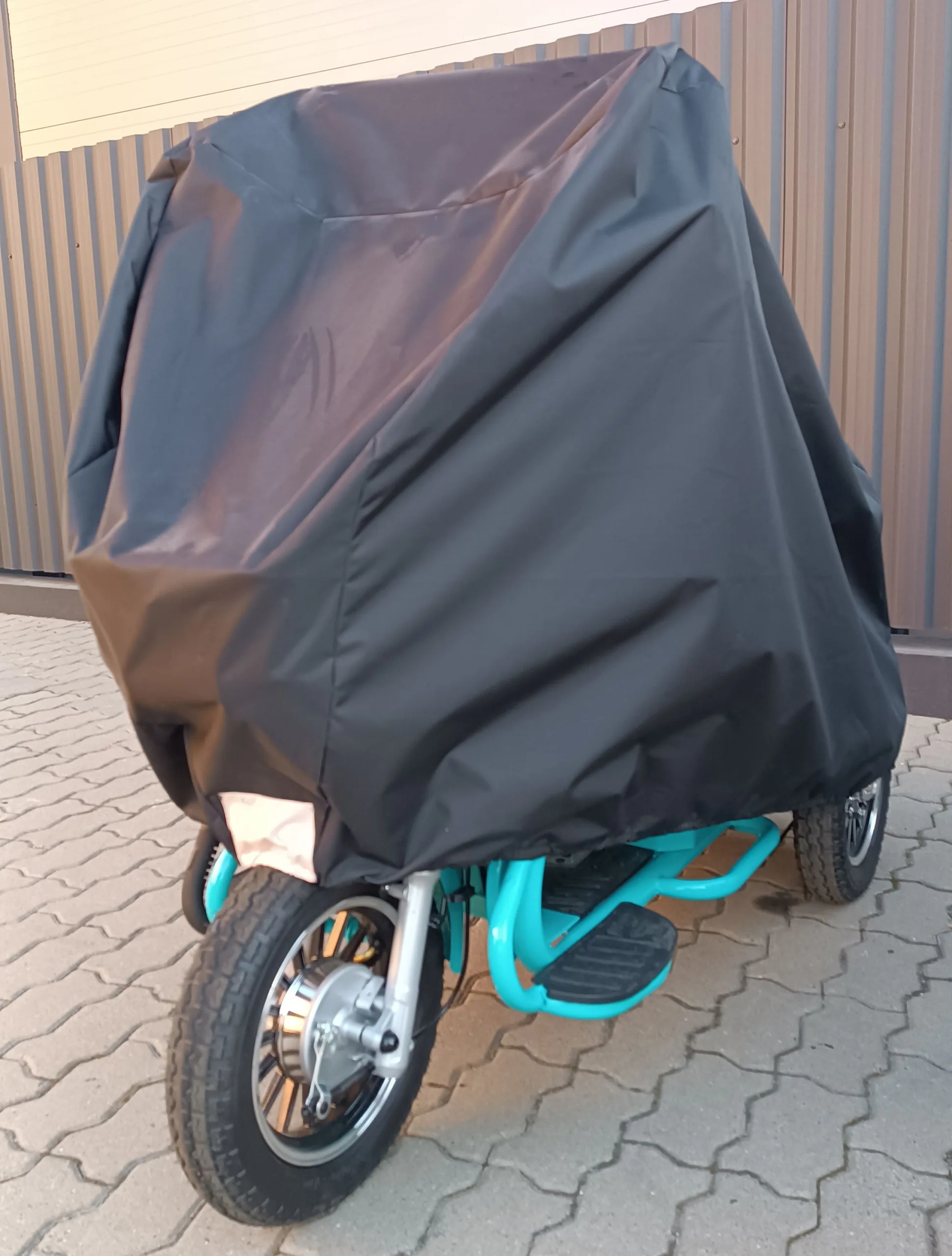 Husa pentru tricicleta electrica RDB MINI 165x85x90cm negru - imagine 5