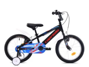 Bicicleta copii 16 Capriolo Rocket negru rosu