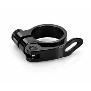 Colier pentru tija de sa 34.9 aluminiu cu eliberare rapida negru