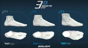 Patine BAUER Vapor Fly40 Sr 7.5 FIT2 42.5 - imagine 7