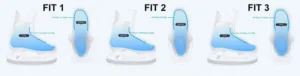 Patine BAUER Vapor Fly40 Sr 7.5 FIT2 42.5 - imagine 8